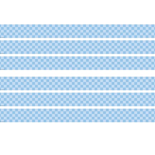 Teacher Created Resources® Cool for School Blue Checkers Border Trim, 6 Packs of 30